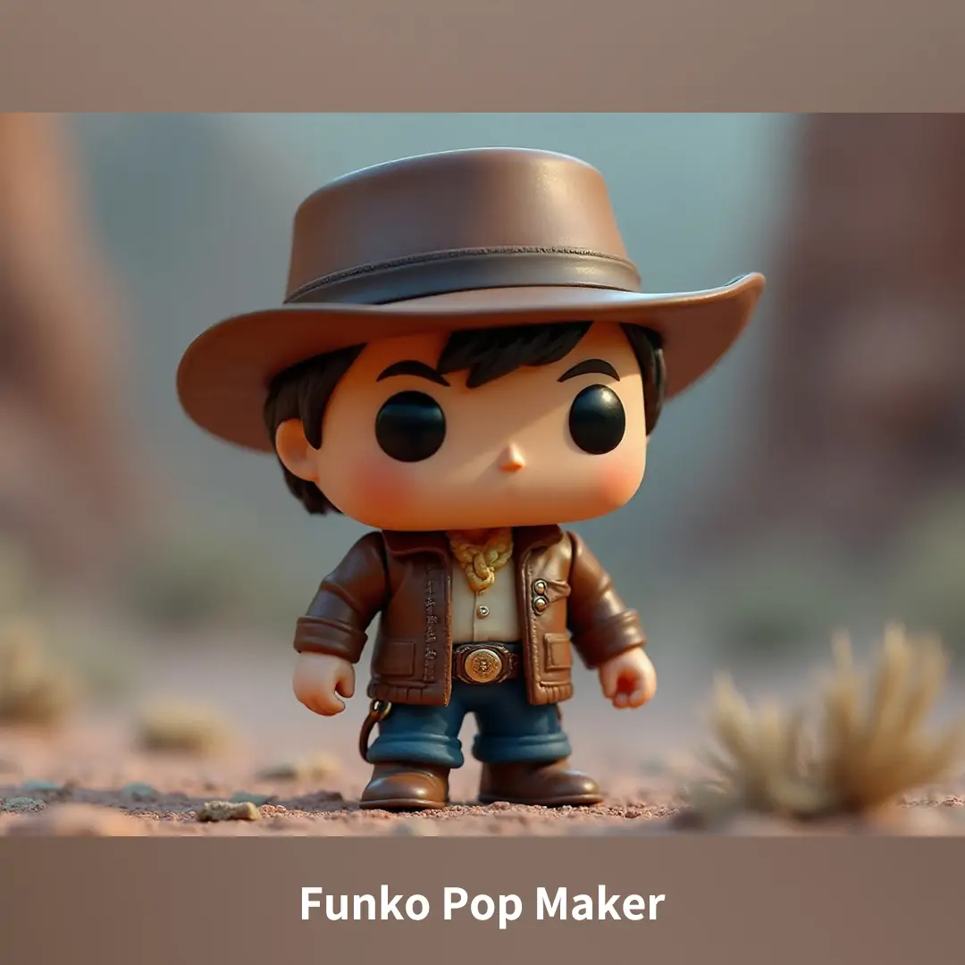 AI-generated custom Funko Pop figure with unique features by Pokecut