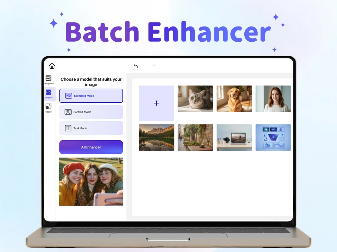 Batch of Gemini images with consistent improved clarity