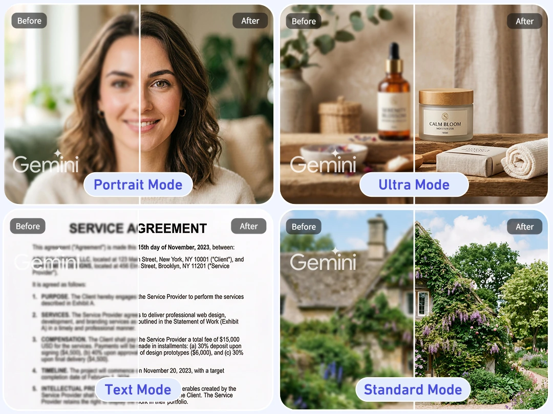 Gemini product and poster images enhanced for detail