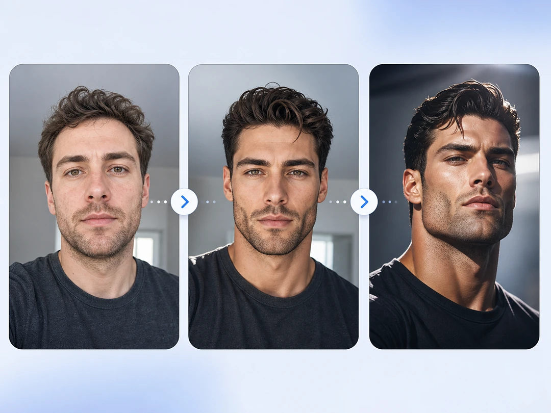 Adjust Gigachad face strength from subtle to extreme