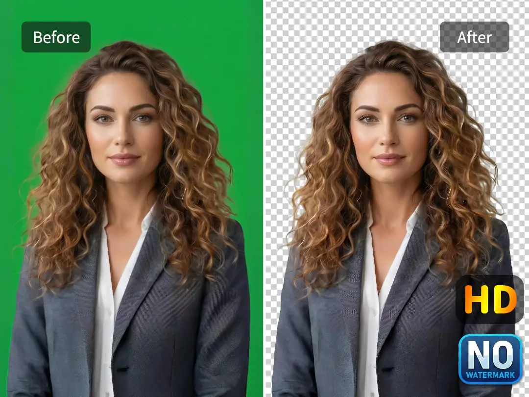 Esporta i ritagli dello schermo verde come PNG trasparenti
