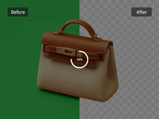 Use AI to remove green screen background automatically.