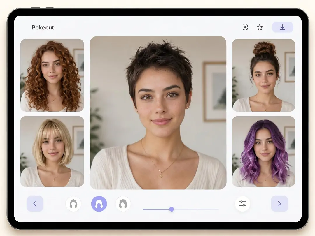 Explore more haircut and hair color after a recommendation report
