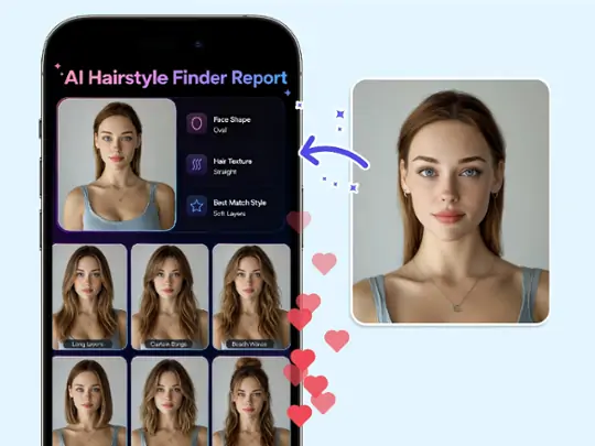 Plan your haircut with AI hairstyle report before the salon