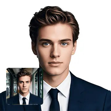 Change passport photo size and background color, no need to go anywhere