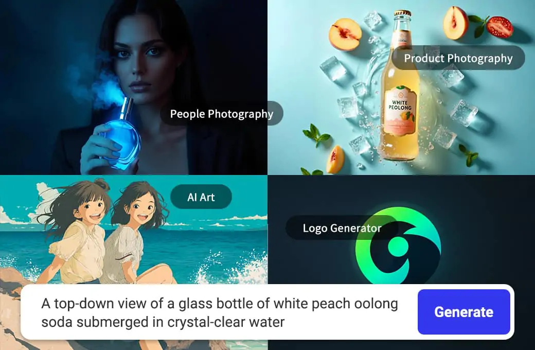 Transform text prompts into AI generated images instantly with state-of-the-art generative models