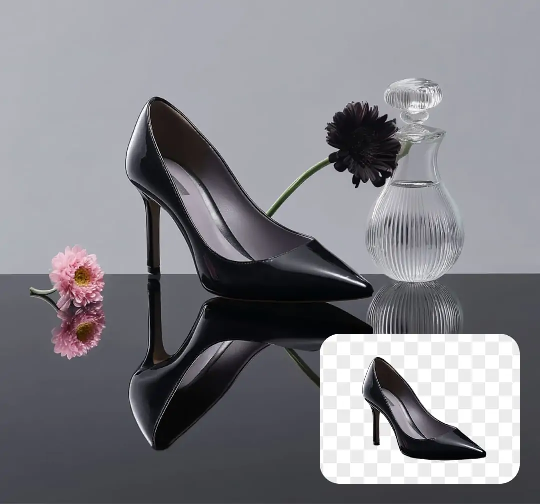 Use background remover and AI background genertaor to create perfect product photo with real details