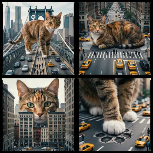 The AI-enhanced image with sharp and high-definition details