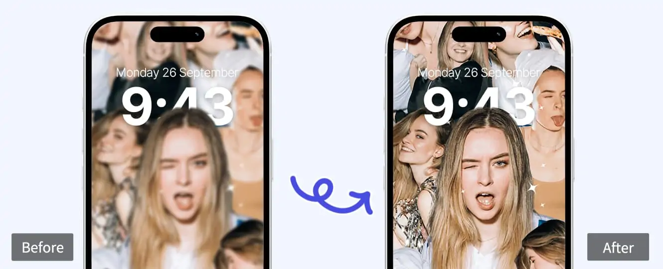 Improve picture quality for wallpaper