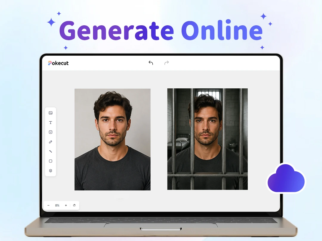 Create an online jail photo filter without app downloads