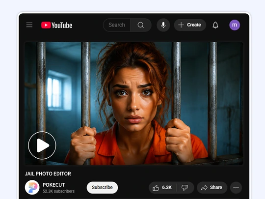 Design eye-catching jail covers from portraits