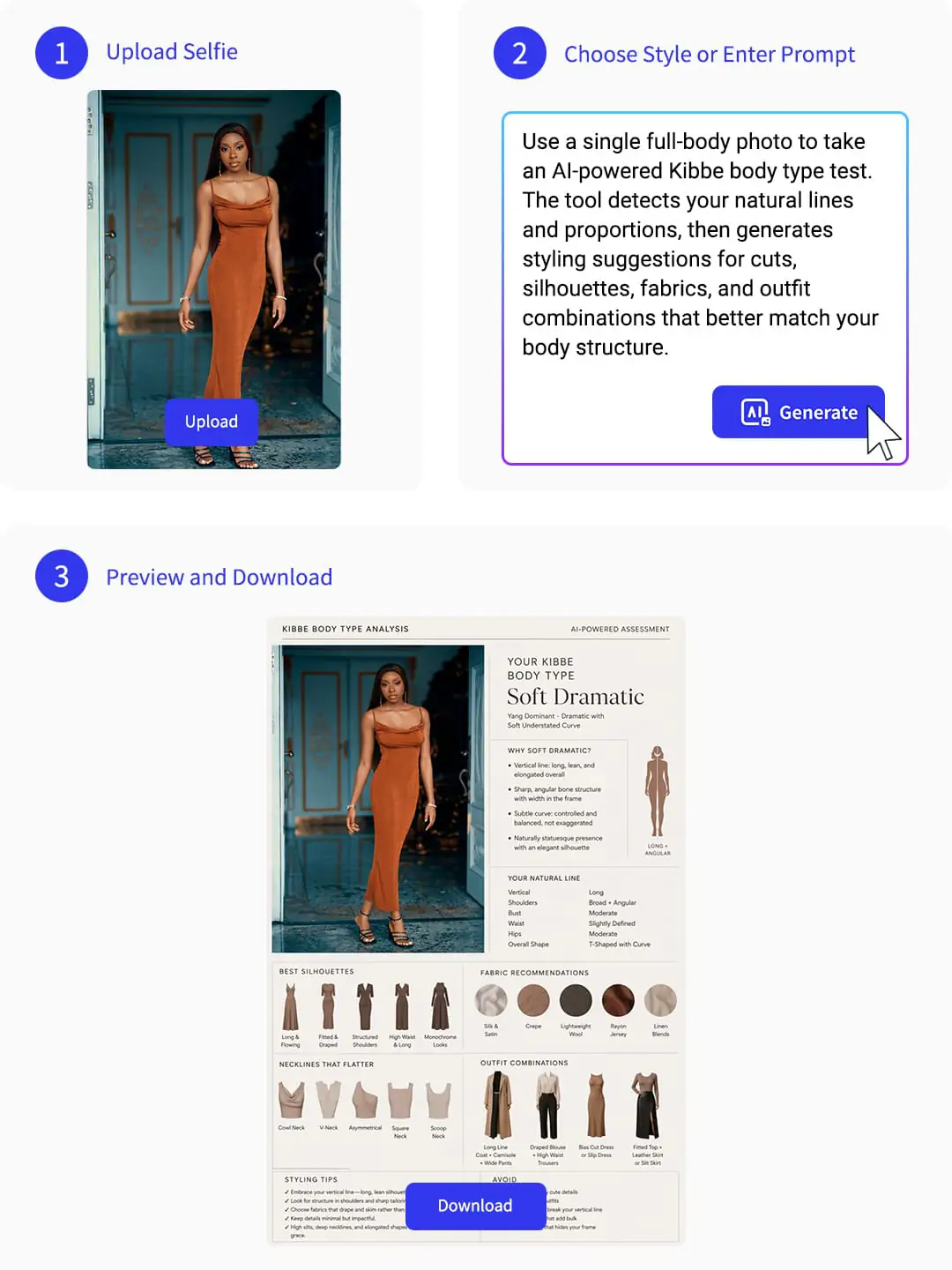 Three steps to find your Kibbe body type online