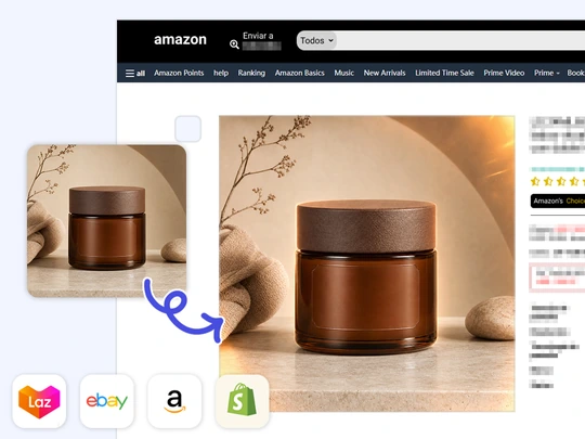 Add a cinematic light leak filter to commercial product shots