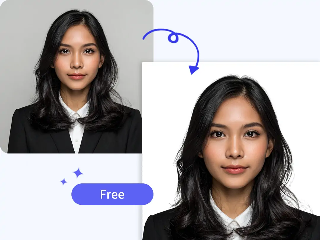 AI compliance check for Singapore passport photo, with validation icons and green approval mark.