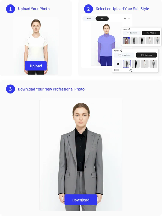 Add Suit to Photo Online Free | Pokecut