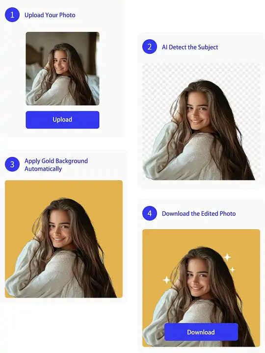 Change Background to Gold Effortlessly Online for Free | Pokecut