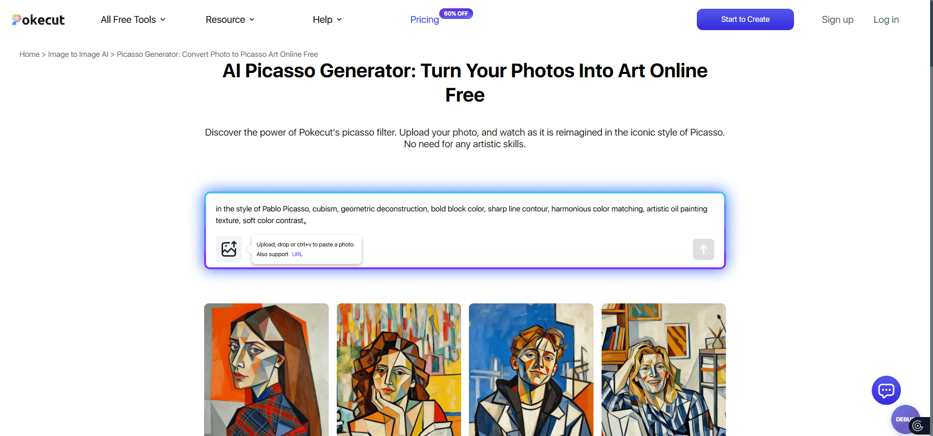 Picasso Generator Convert Photo to Picasso Art Online Free