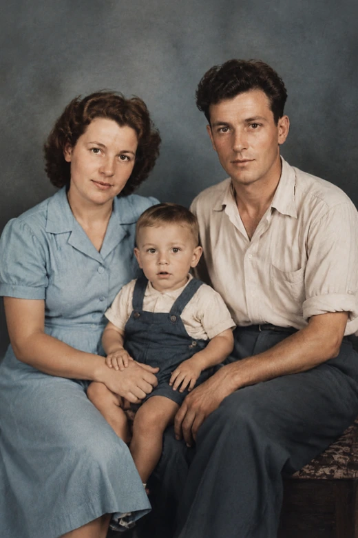 old photo restoration handle template1 after image