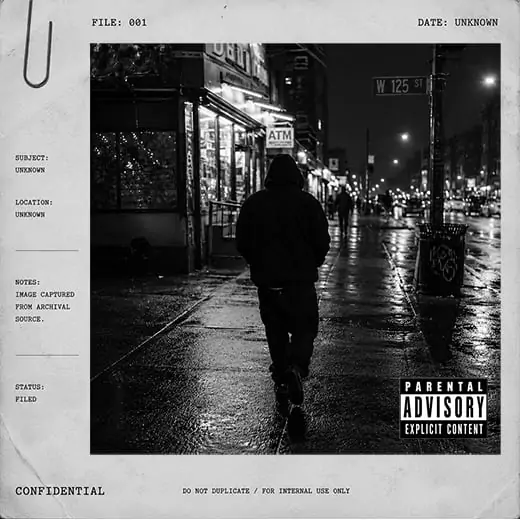 Parental advisory album cover template 5