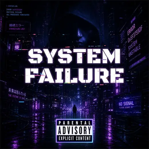 Parental advisory album cover template 8