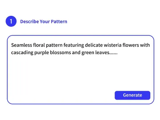 Upload your prompt in Pokecut's pattern generator