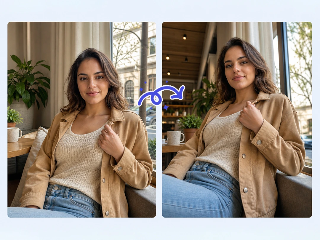 Change portrait angle using AI without reshooting