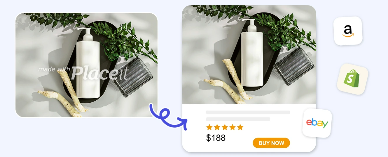 Clean product preview for online sellers