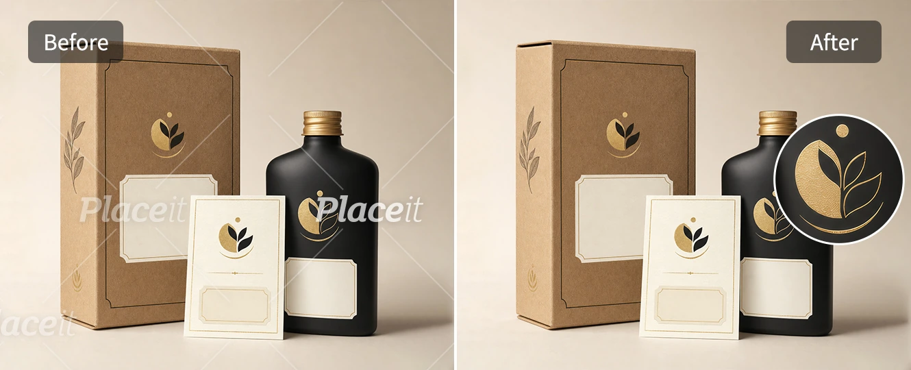 Remove logo image watermarks for design review