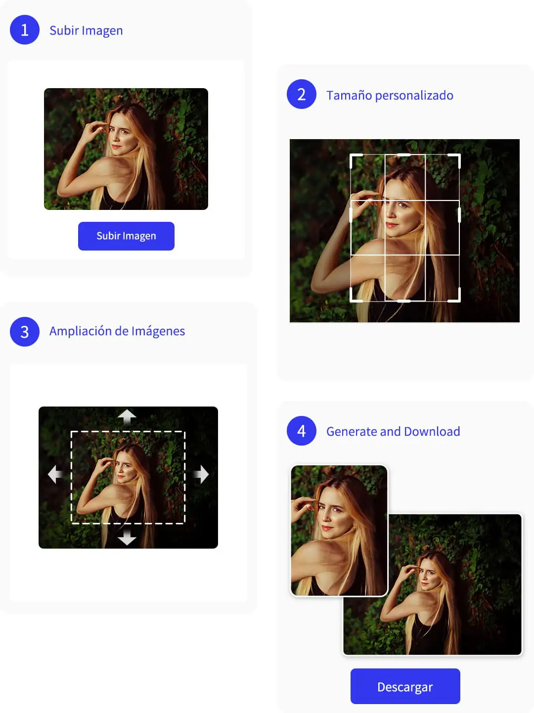 Métodos paso a paso para redimensionar imágenes en línea