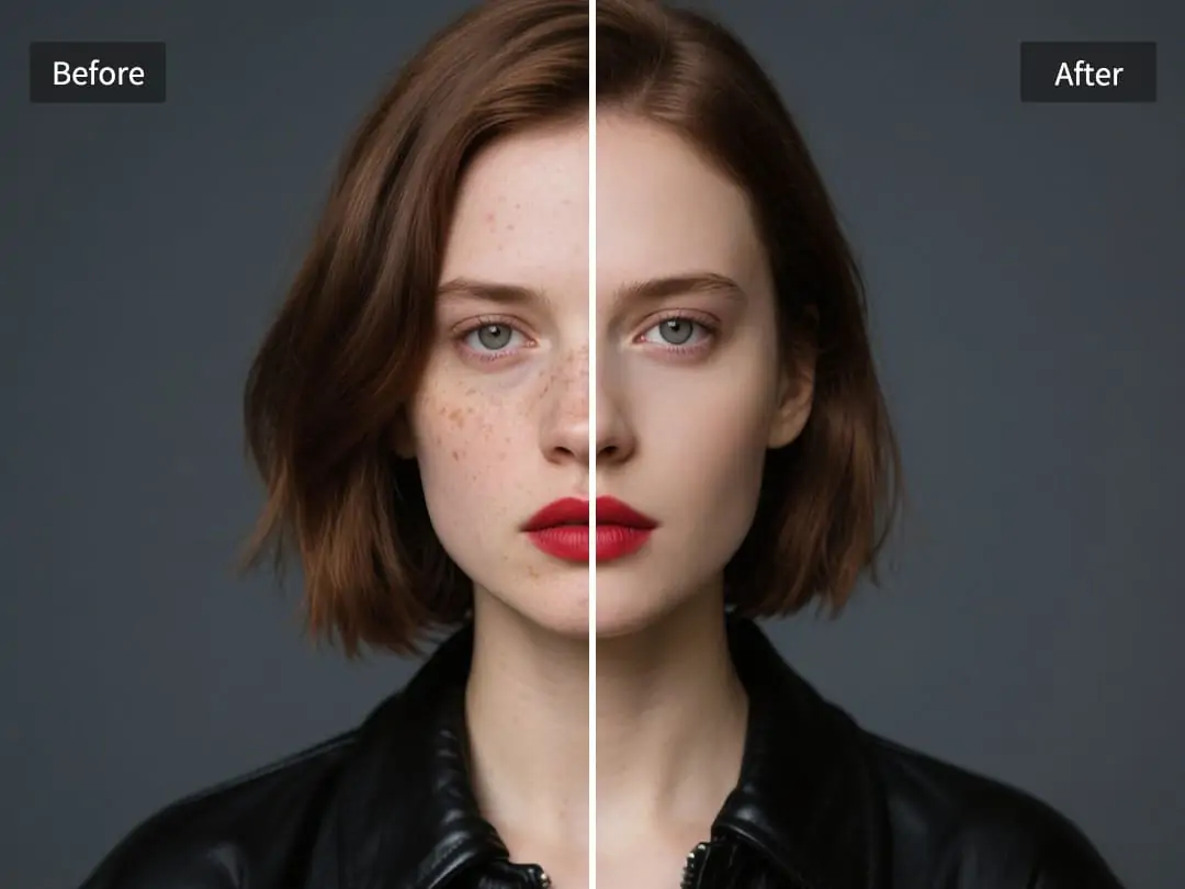 Remove beard from a Man's professional photo
