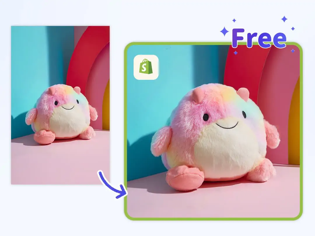 Resize picture to Shopify size free