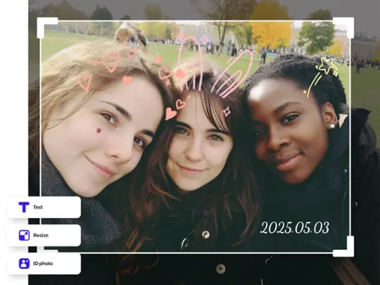 Use Pokecut's screenshot editor to add text, stickers, filters, and borders for easy customization..