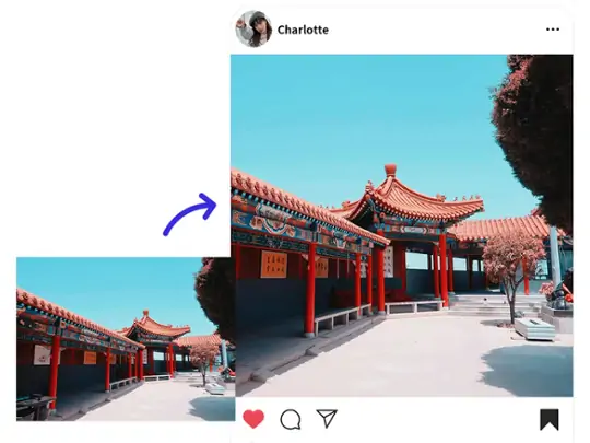 下載調整尺寸後的新照片.