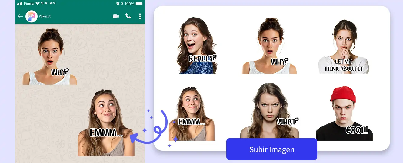 Crea stickers temáticos de cumpleaños para tus amigos