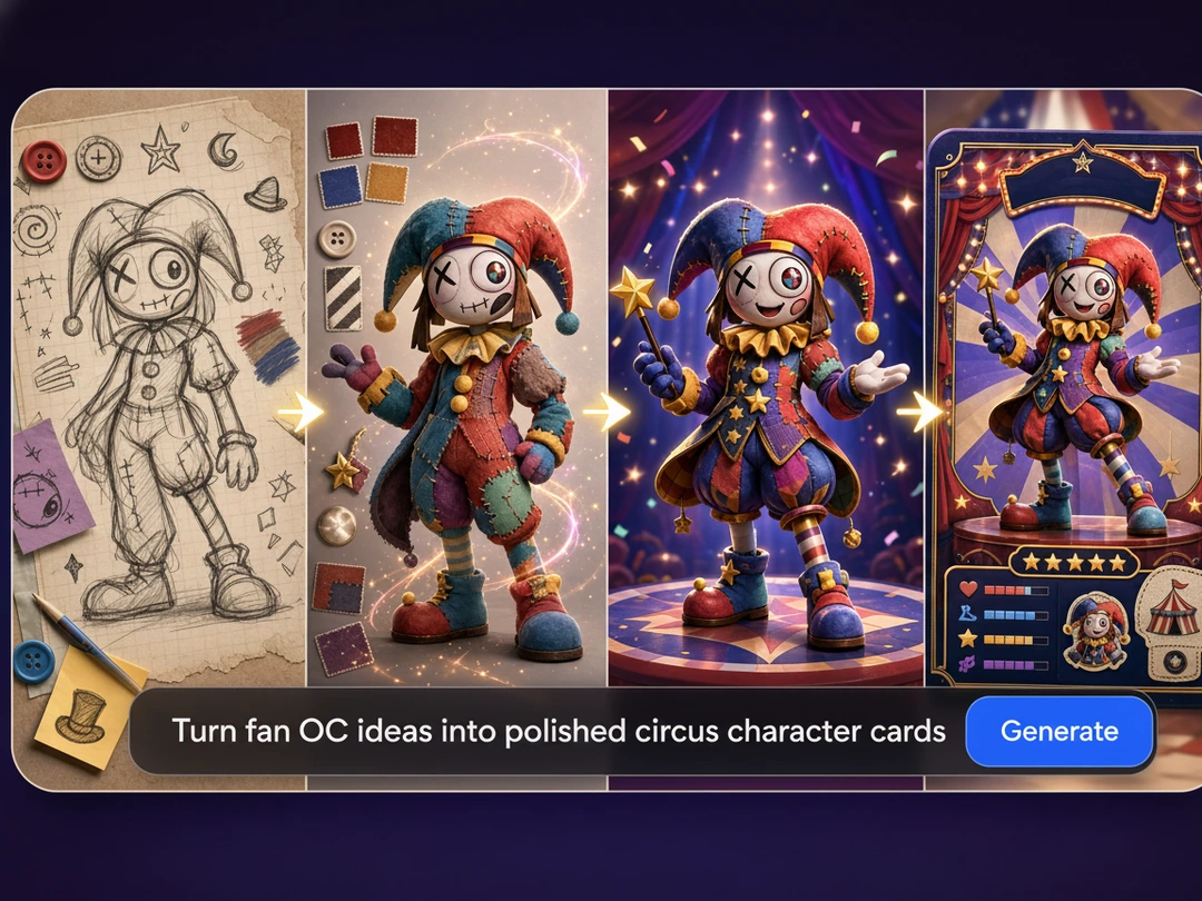 Turn fan character ideas into polished circus art