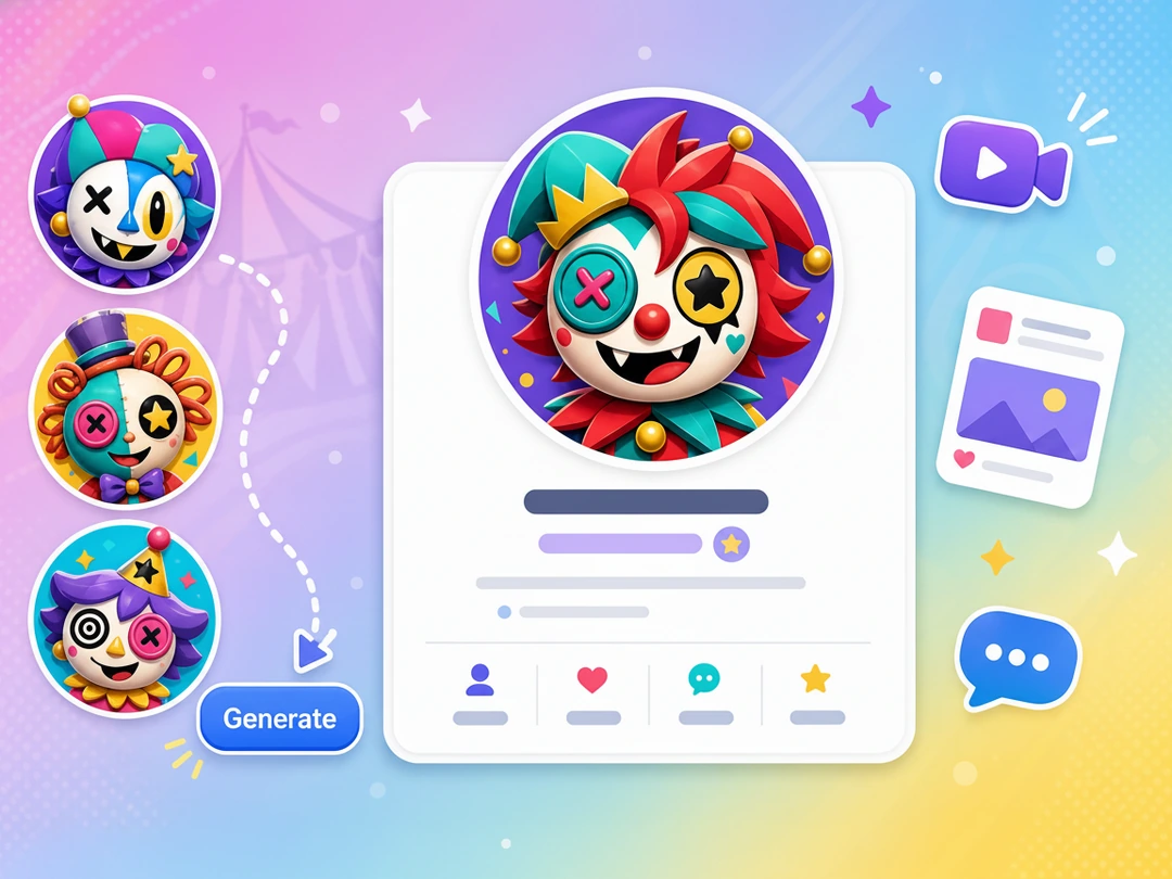 Design a colorful TADC avatar for fan profiles