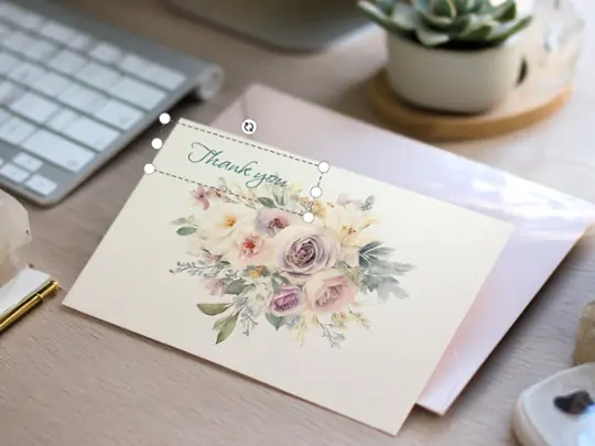 Add Personalized Text to Your Card.