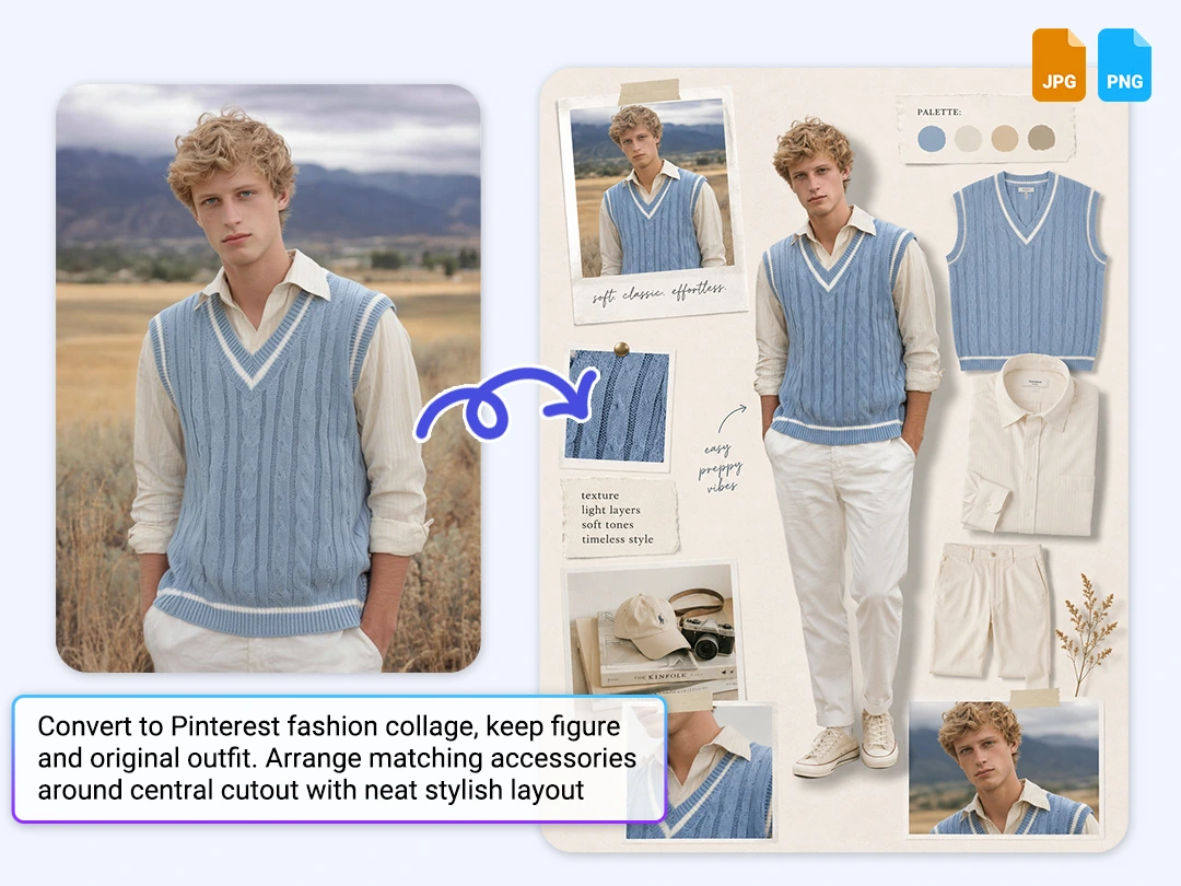 Watermark-free HD AI photo export preview
