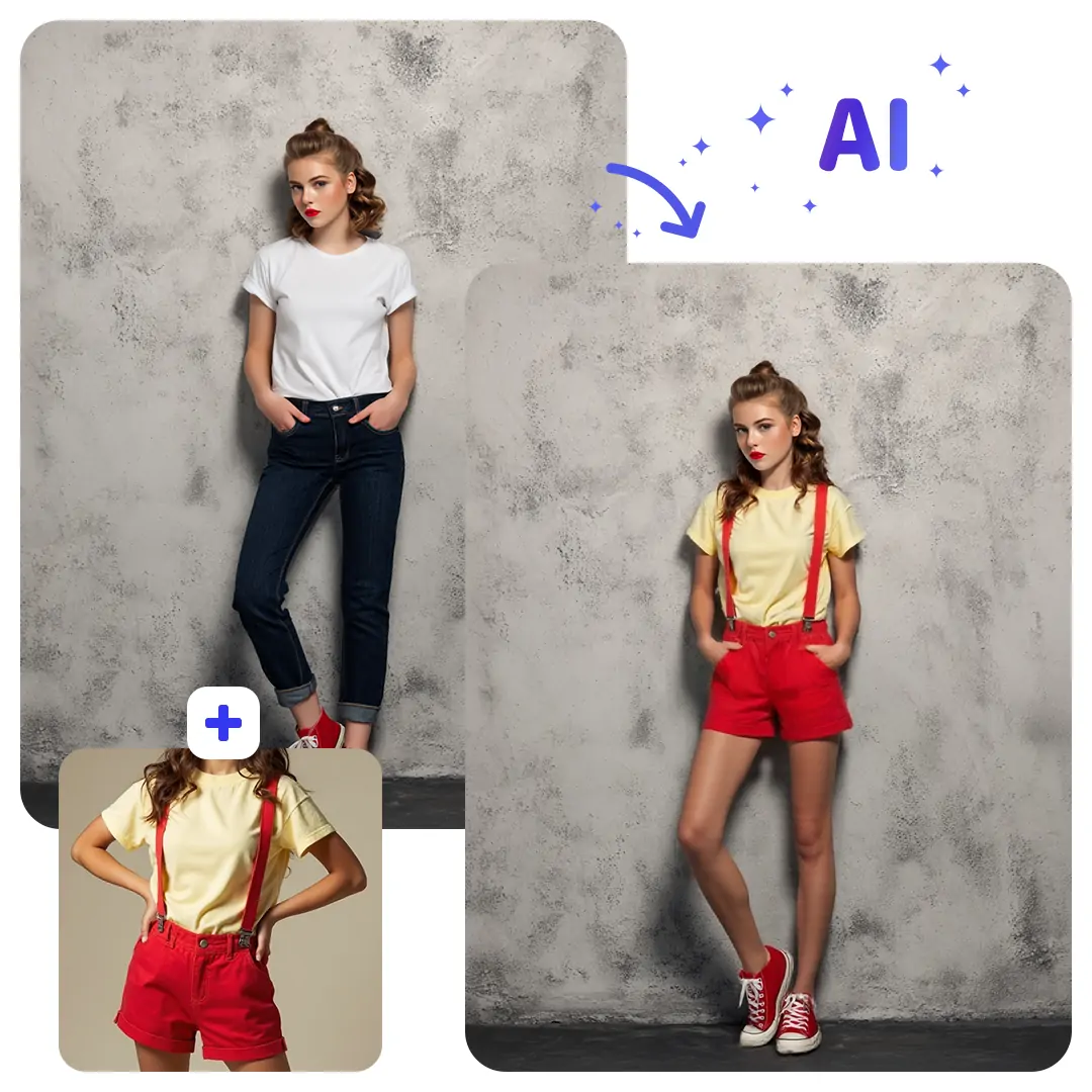 AI virtual outfit changes using Pokecut
