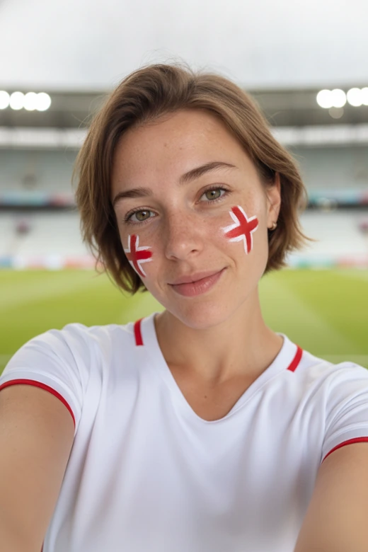 Create an after makeup look without real face paint