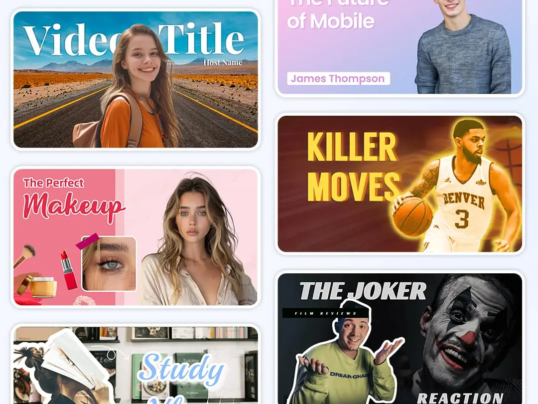 Pokecut makes it easy to create YouTube thumbnails